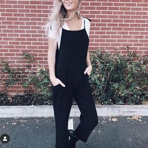 Stillwater LA Some Beachy Overalls in Black